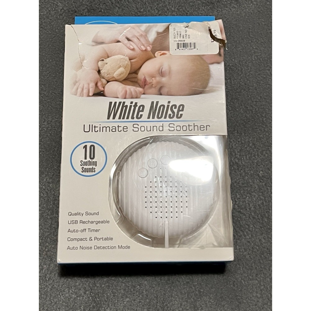 White Noise Ultimate Sound Soother 10‎ Soothing Sounds Rechargeable